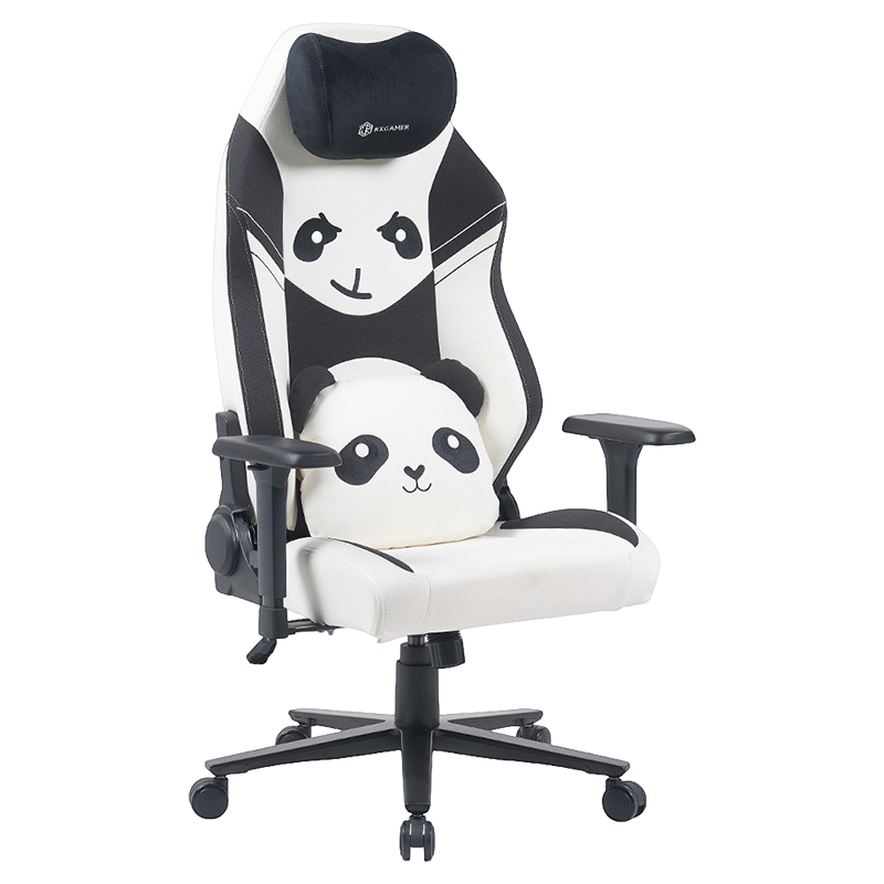 RXGAMER RX-2182 panda Modieuze gamingstoel, ergonomische computergamingstoel